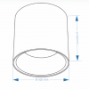 LAVRIO 18W WHITE SURFACE DOWN LIGHT IP65